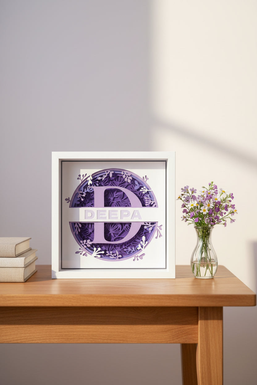 Customised Monogram frame